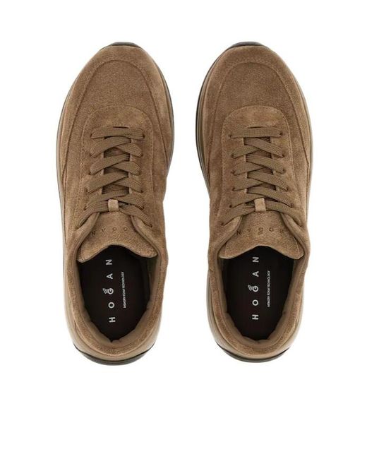 Hogan Brown Hi-Light Sneakers for men