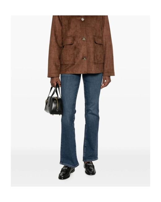 FRAME Blue The Rodeo Bootcut Jeans