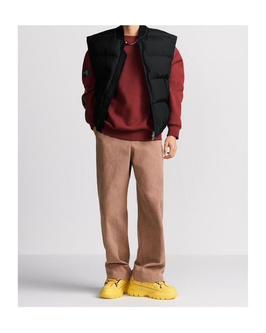 Dior Black And Lewis Hamilton Puffer Jacket With Removable Sleeves for men