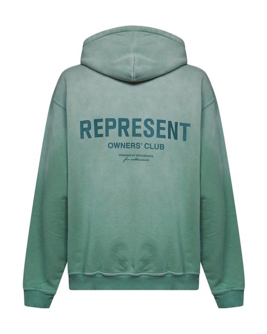 Represent Green Owners Club Oversized Hoodie for men