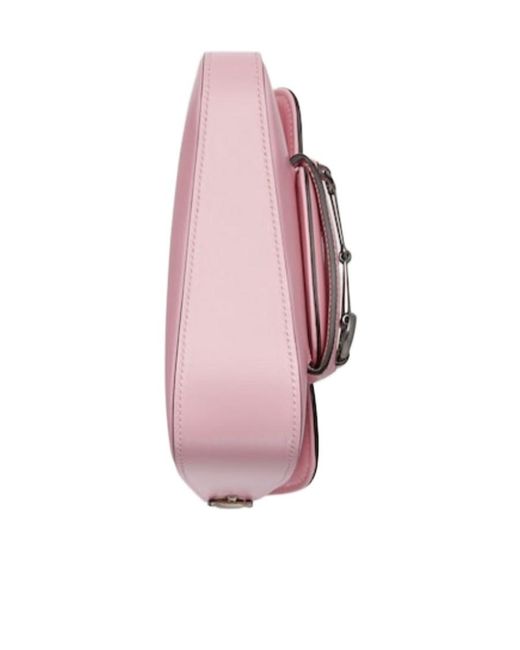 Gucci Pink Horsebit 1955 Mini Shoulder Bag