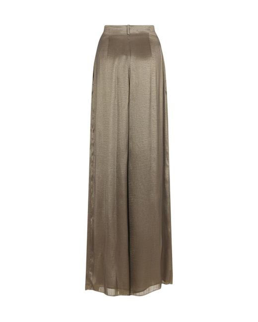 Ralph Lauren Natural Greer Pleated Wide-Leg Pants