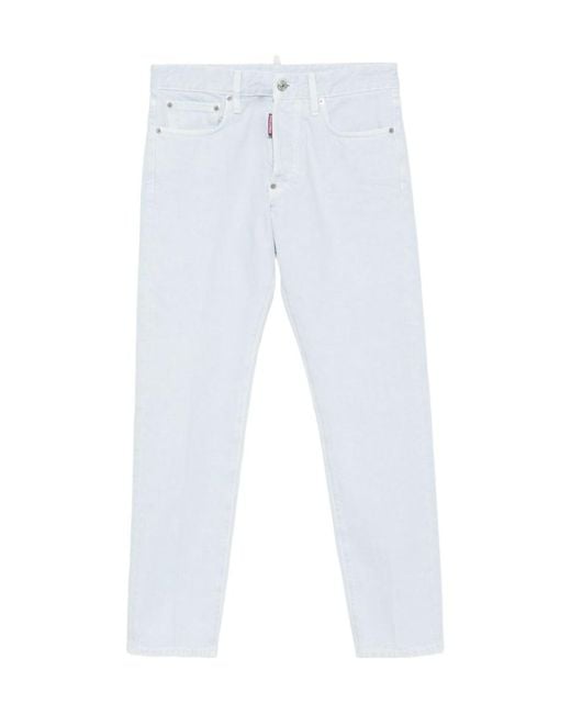 DSquared² White Slim-Fit Jeans for men