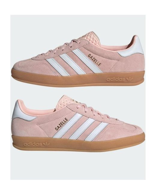 Adidas Originals Pink Gazelle Indoor Low-Top Sneakers