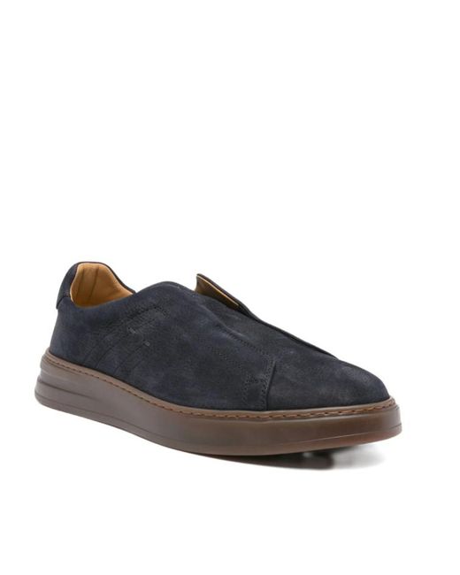 Henderson Black Round Toe Sneakers for men