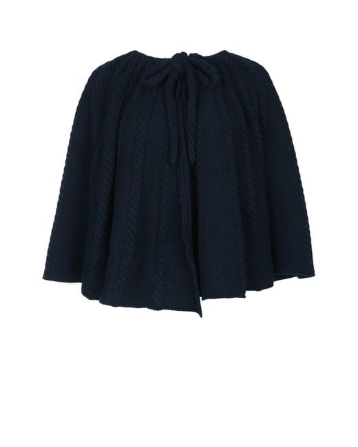 Dior Blue Braided Cloak