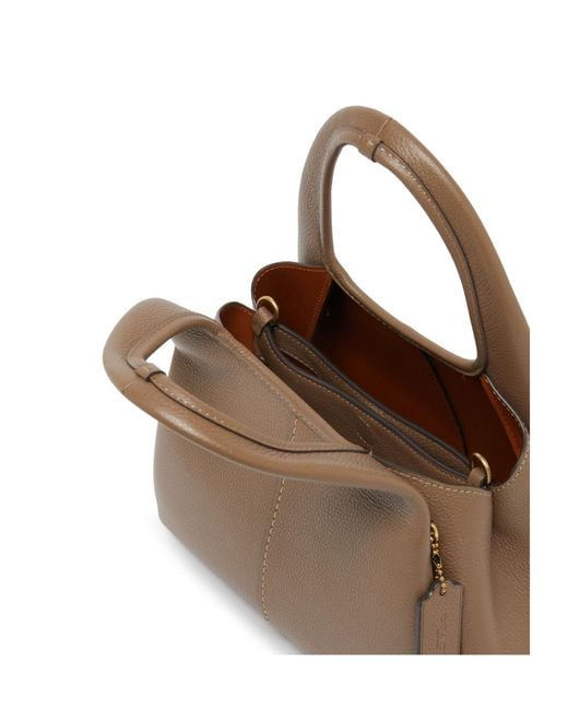 COACH Brown Lana Shoulder Bag 23