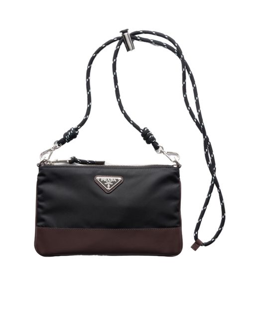 Prada Black Speedrock Re-Nylon Smartphone Case for men