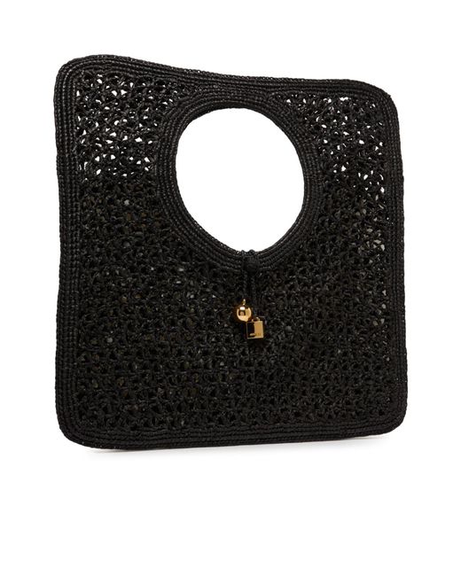 【送料&関税込】Jacquemus Le Carre Spiaggia Handbag Jacquemus Women's' Le Carré Spiaggia Handbag in Black | LN-CC®