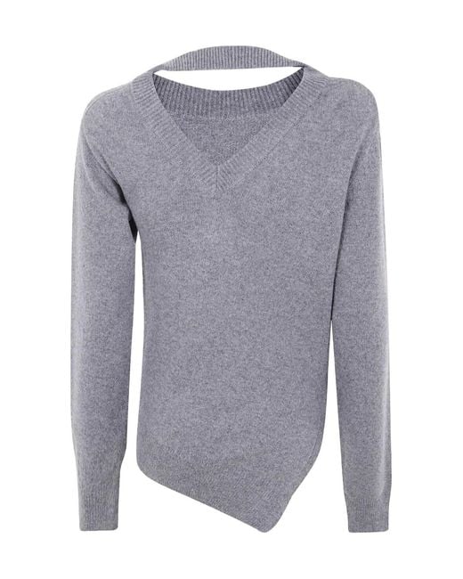 Rohe Blue Two-Way Deconstructed Sweater