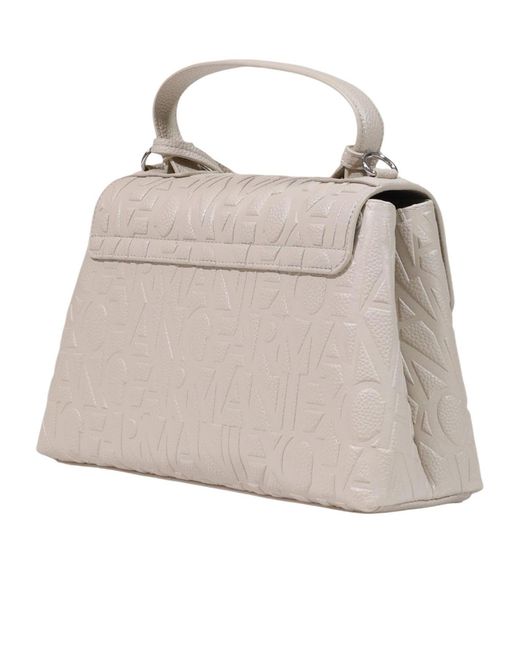 ARMANI EXCHANGE Natural Flap Shoulder Bag
