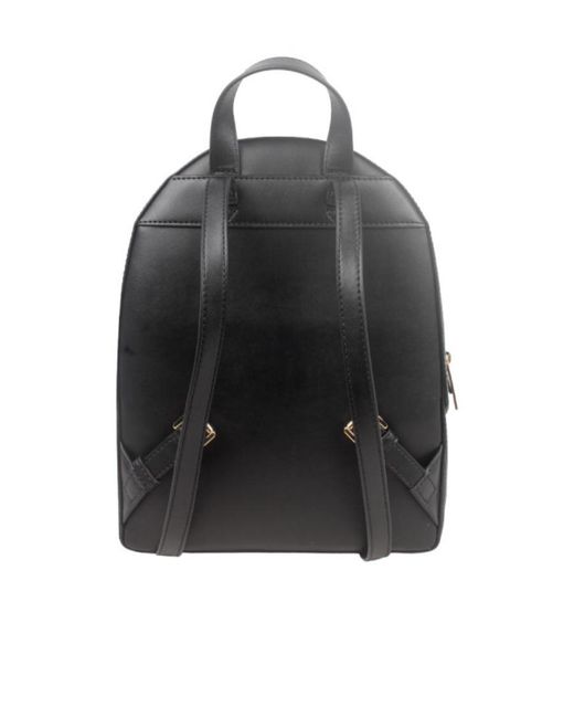 Michael Kors Black Medium Jaycee Zipper Pocket Backpack