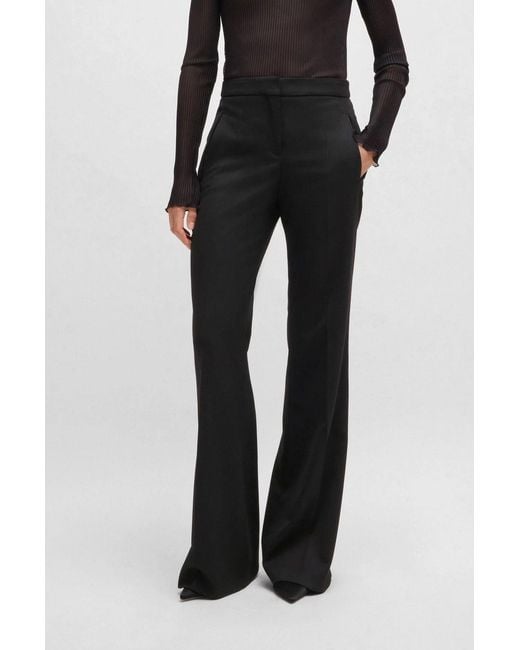 Boss Black Boss Talia Flared Long Trousers