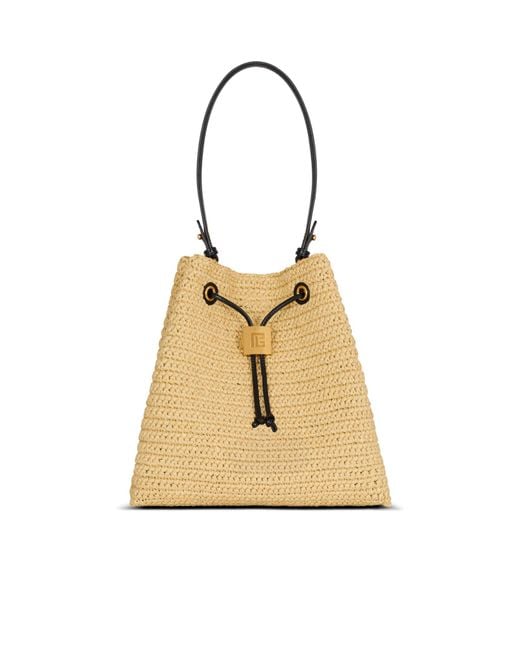 Balmain Natural Pulse Drawstring Backpack