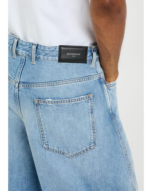 Givenchy Blue Straight-Leg Jeans for men