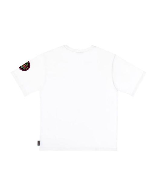 Mauna Kea White Heritage Logo-Embroidered T-Shirt for men