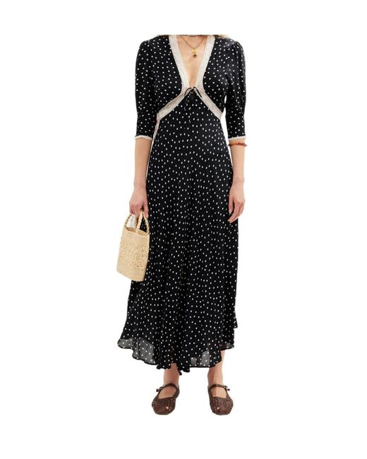 Rixo Black Amina Dress Ld61