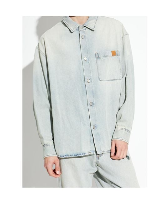 DARKPARK Blue Long Sleeve Shirt for men