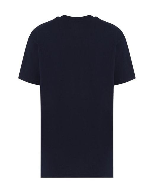 Vivienne Westwood Blue Orb-Embroidered Crewneck T-Shirt