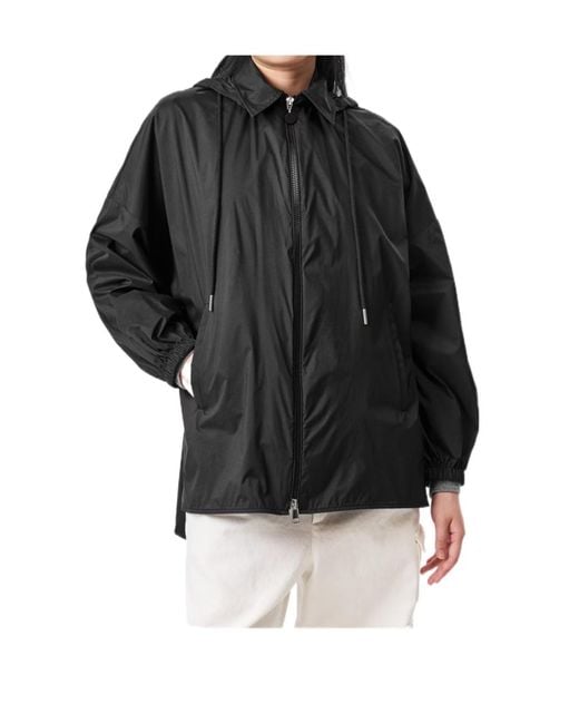 Moncler Black Hooded Casual Jacket