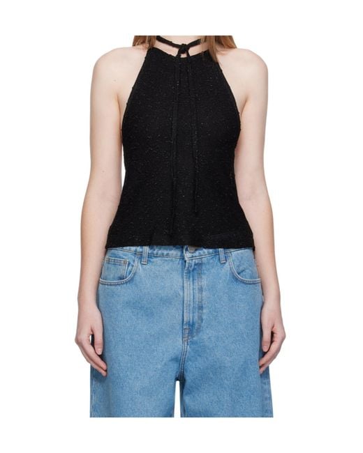 Christopher Esber Black Halter Neck Strap