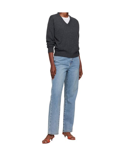 DUNST Blue Straight-Leg Jeans