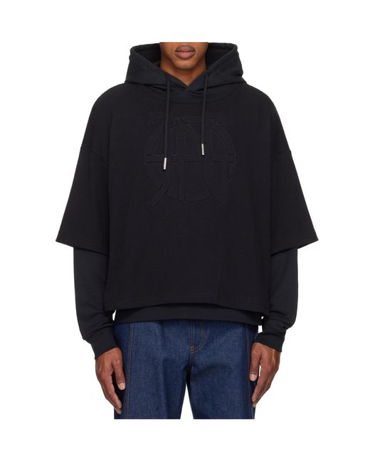 Jean Paul Gaultier Blue Oversized Jpg Hoodie for men