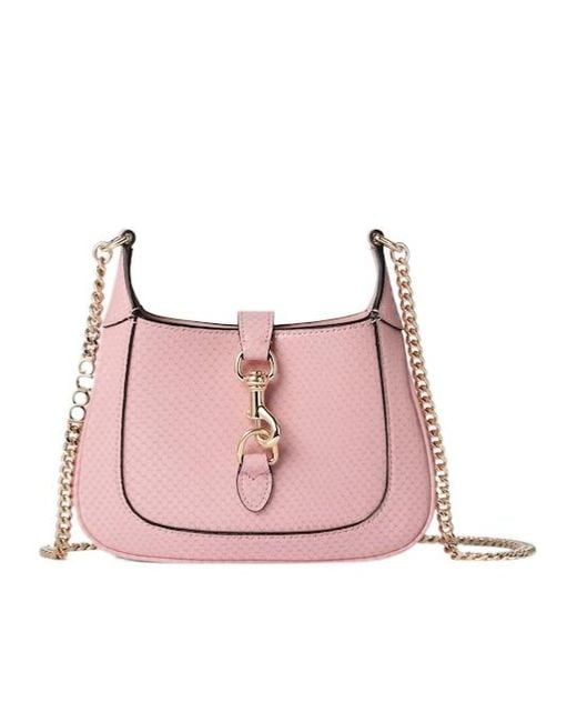 Gucci Pink Jackie Notte Shoulder Bag