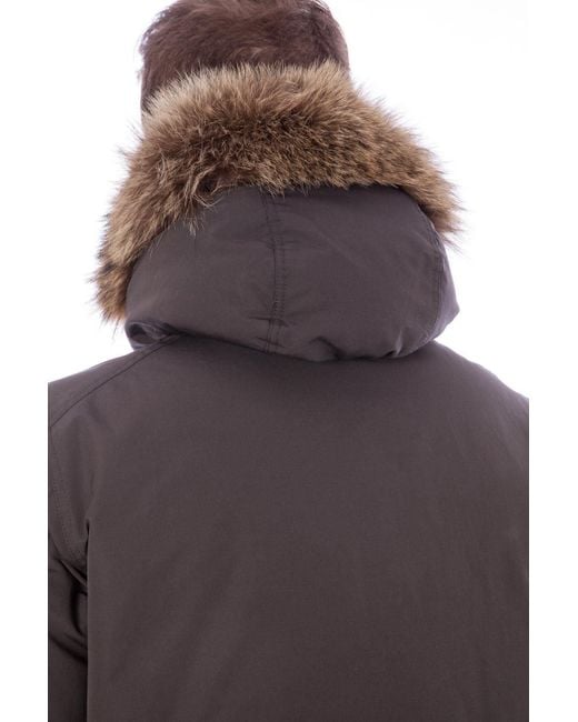 Moncler Purple Long-Sleeved Down Jacket for men