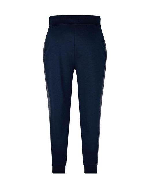Boss Blue Solid Color Casual Pants for men