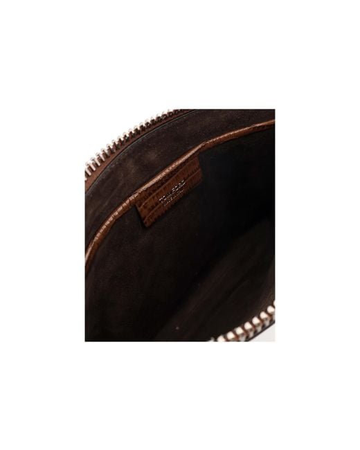 Tom Ford Brown Zip-Around Wallet for men