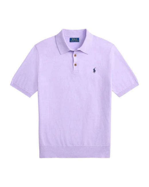Polo Ralph Lauren Purple Classic Piqué Polo Shirt for men