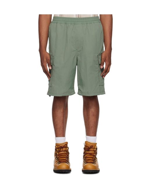 Carhartt Green Evers Cargo Shorts for men