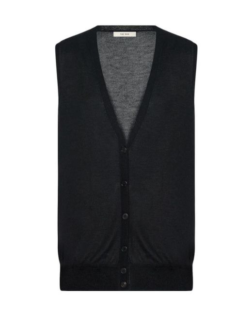 The Row Black Neel Vest