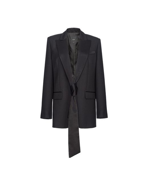 Pinko Blue Oversized Blazer