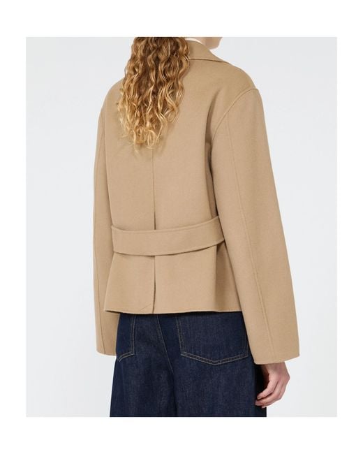 Weekend by Maxmara Natural Wkdpelota Button-Up Cropped Jacket
