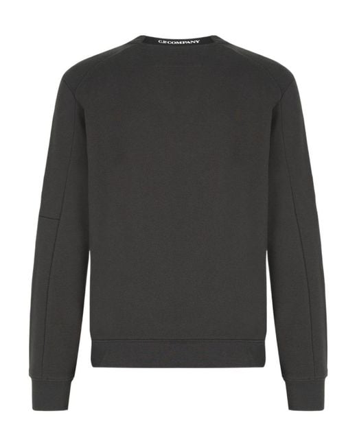 C P Company Gray Lens Detailed Crewneck Sweatshirt for men
