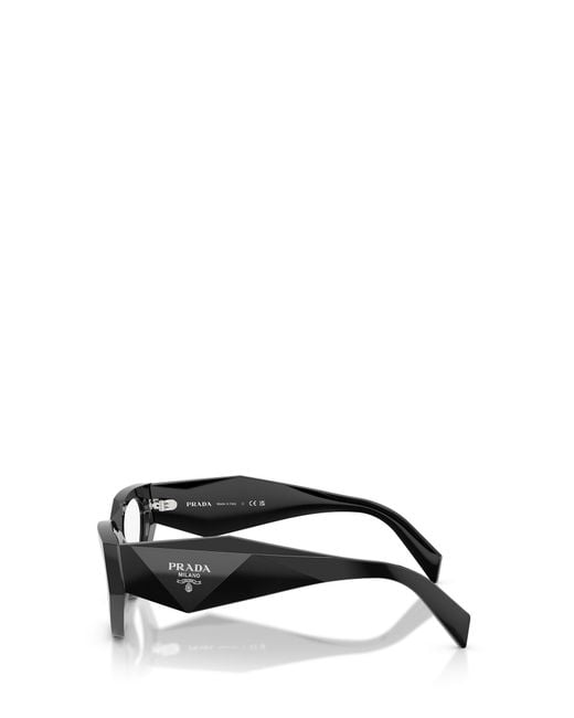 Prada White Eyewear Cat-Eye Glasses