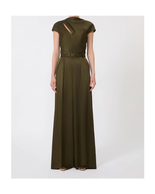 Max Mara Green Studio Msevespa Envers Satin Jumpsuit