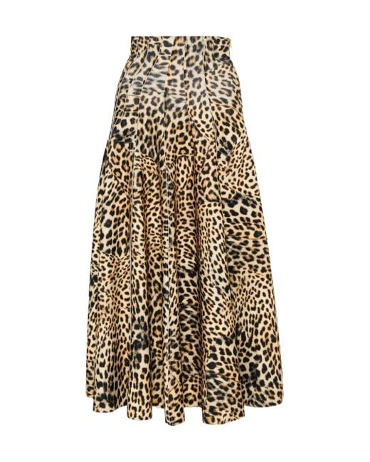 Norma Kamali Natural Midi Skirts