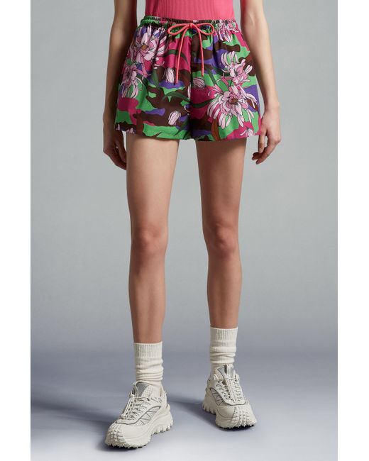 Moncler Multicolor Printed Shorts