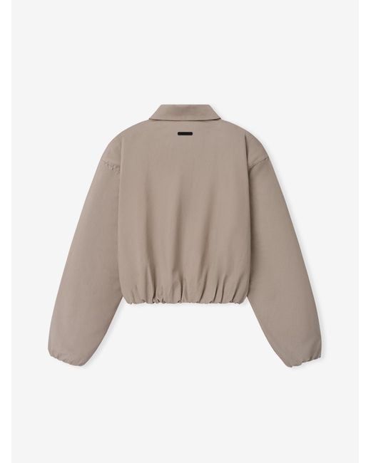 Fear Of God Brown Full Zip Work Jacket