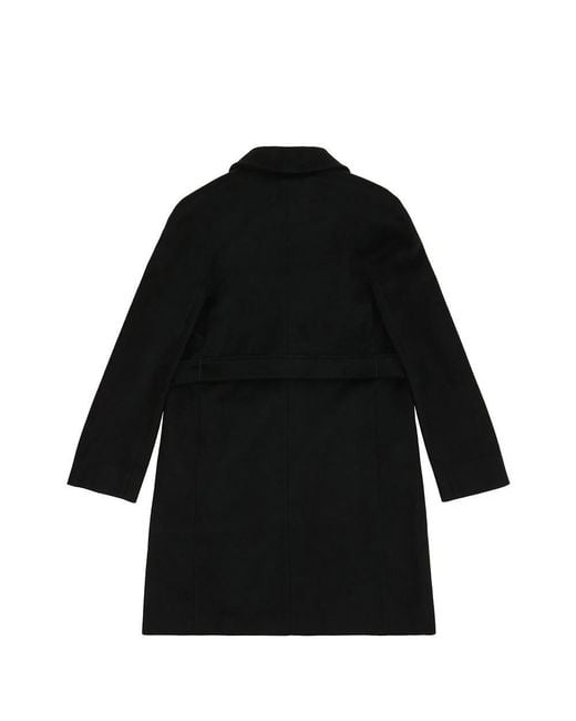 Max Mara Black Belt Coat