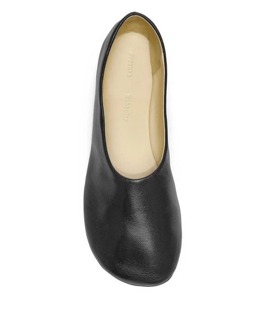 Proenza Schouler Black Glove Ballet Flats