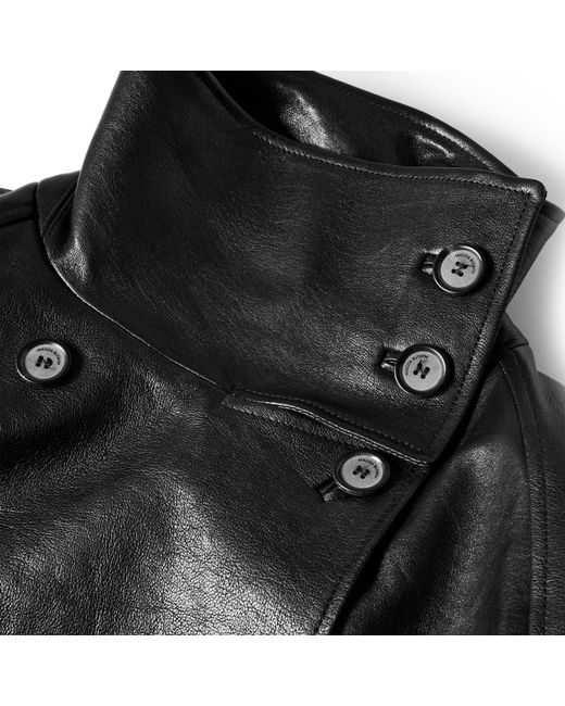 Magda Butrym Black Leather 04 Jacket