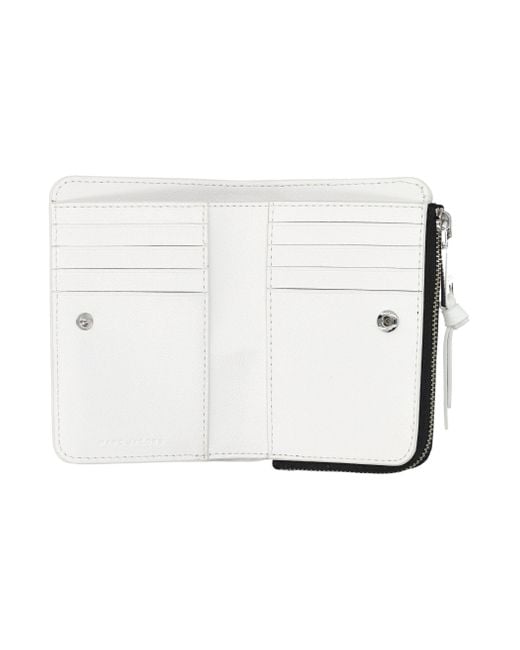 Marc Jacobs White Open-Fold Wallet