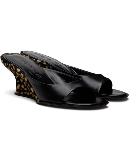 By Far Black Caroo High-Heeled Sandals