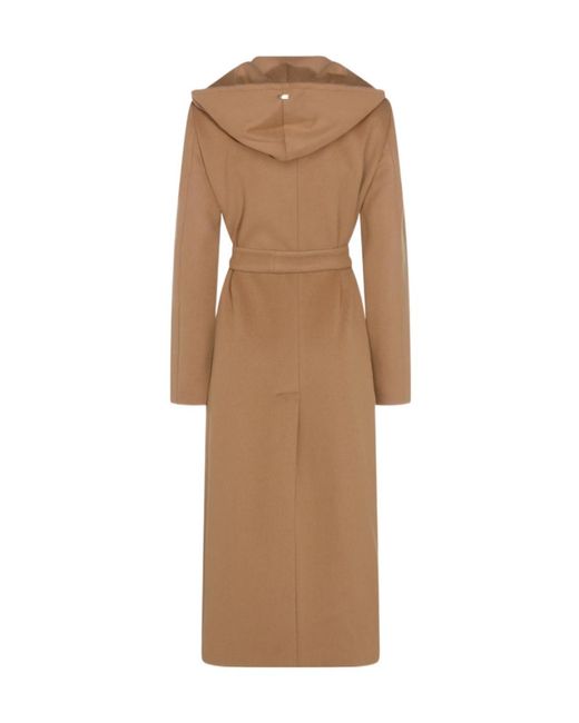 Herno Brown Belted Coat
