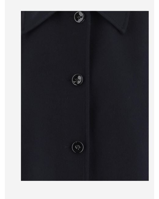 Jil Sander Blue Buttoned Jacket