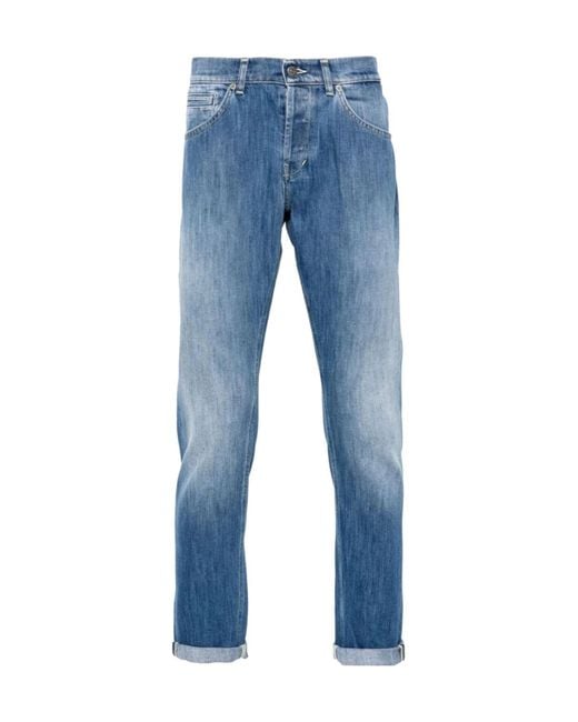 Dondup Blue Relaxed Fit Jeans for men